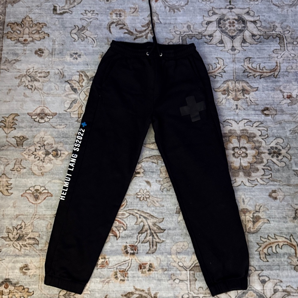 Helmut Lang SS2022 Black Joggers